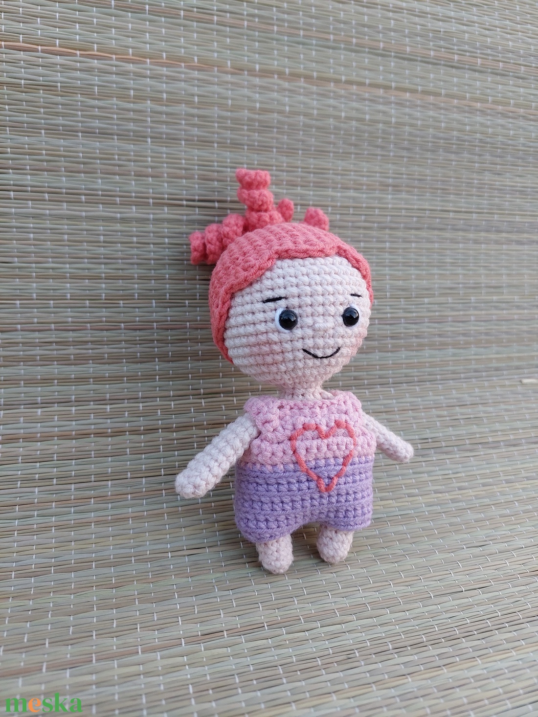 Horgolt kislány játékbaba - amigurumi - játék & sport - plüssállat & játékfigura - ember - Meska.hu