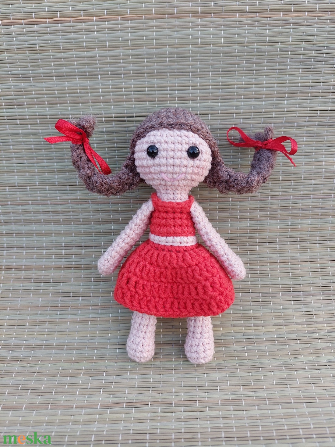 Horgolt kislány játékbaba - amigurumi - játék & sport - plüssállat & játékfigura - ember - Meska.hu