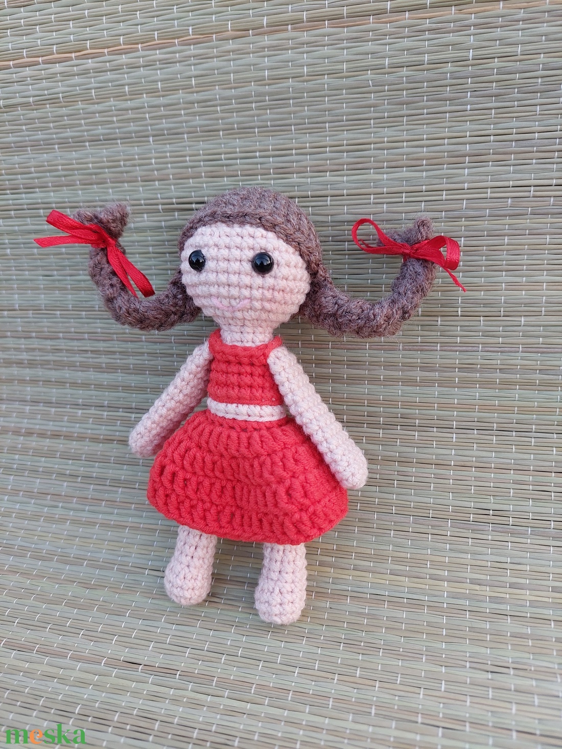 Horgolt kislány játékbaba - amigurumi - játék & sport - plüssállat & játékfigura - ember - Meska.hu