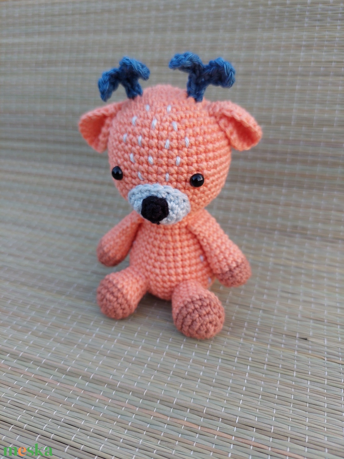 Horgolt bébi szarvas - amigurumi - játék & sport - plüssállat & játékfigura - más figura - Meska.hu