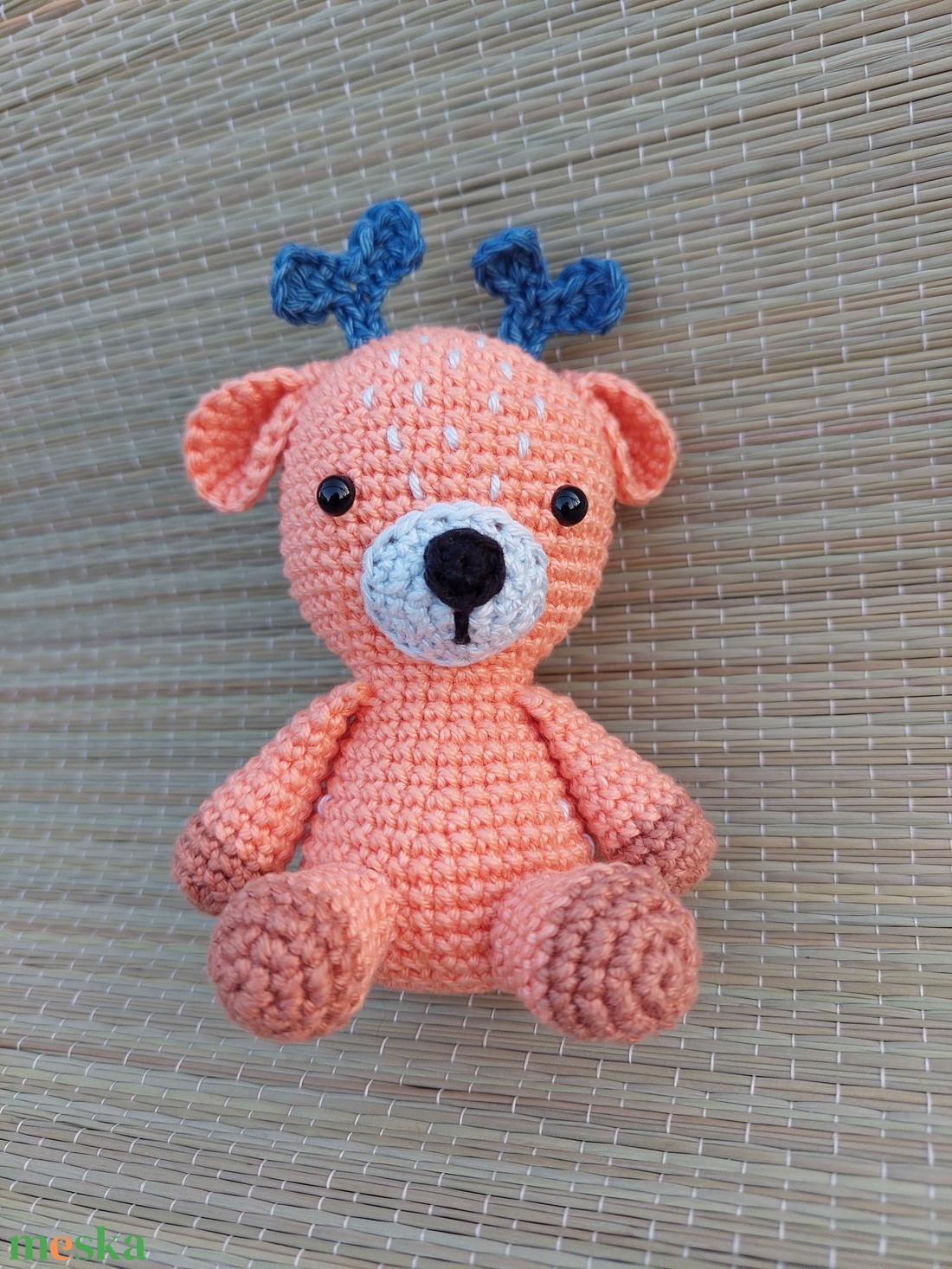 Horgolt bébi szarvas - amigurumi - játék & sport - plüssállat & játékfigura - más figura - Meska.hu