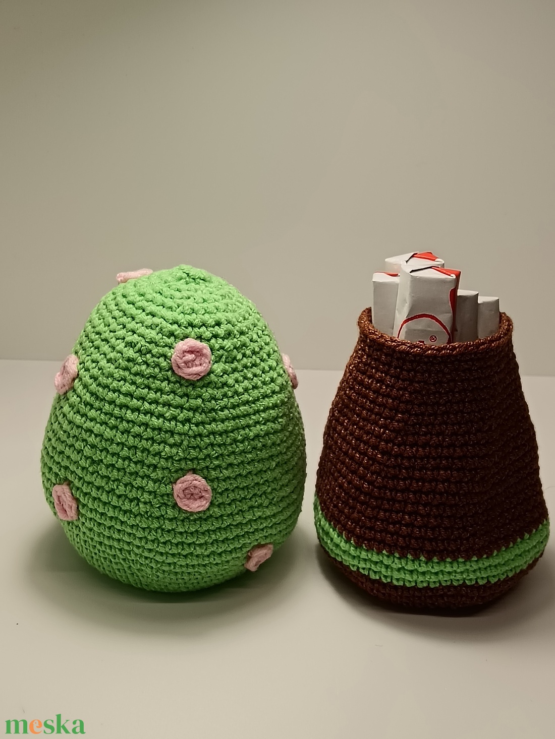 Virágos  fa meglepetéssel amigurumi minta - diy (csináld magad) - szabásminta, útmutató - horgolási minta - Meska.hu
