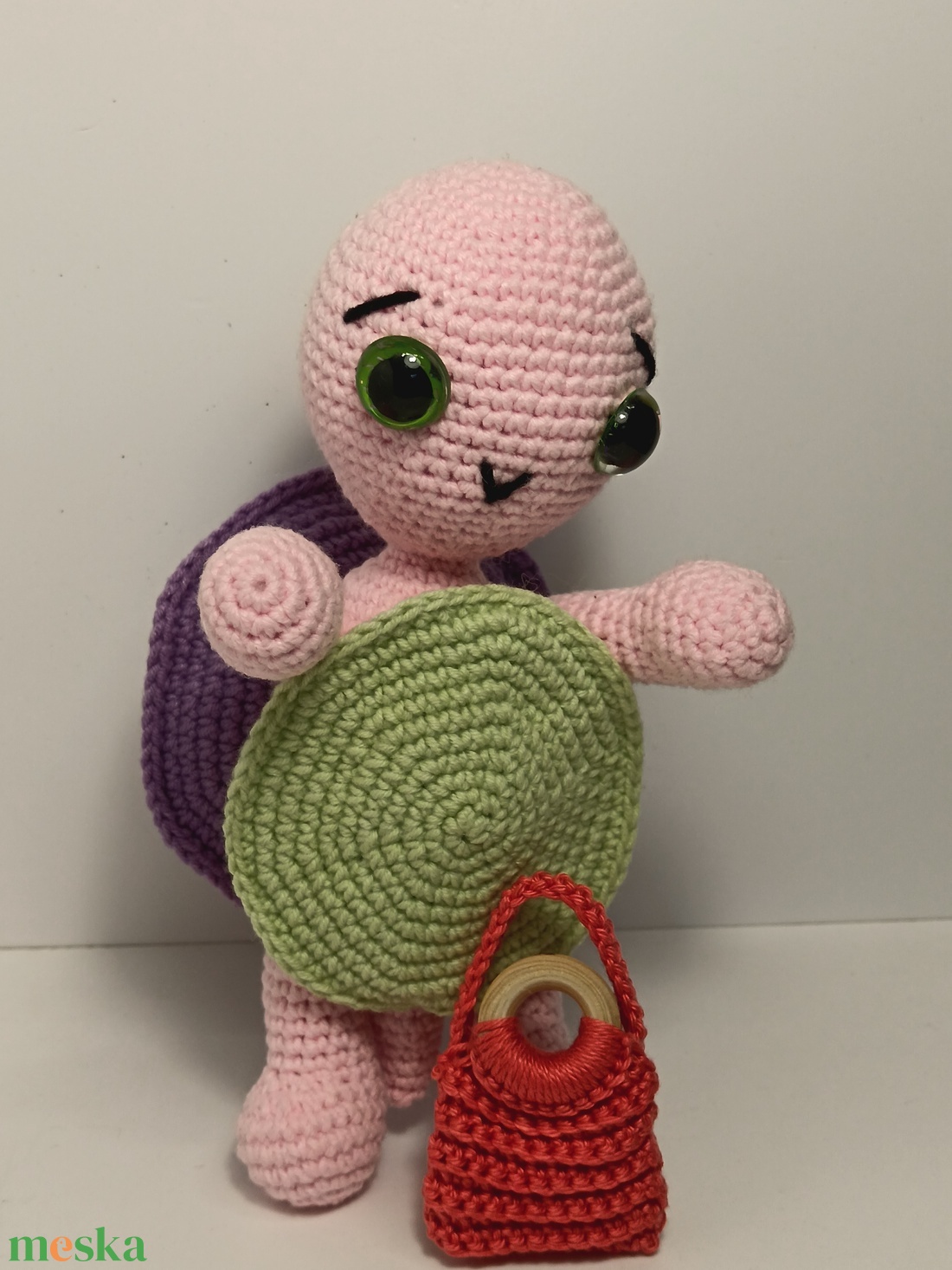 Áfonya, a teknős amigurumi minta - diy (csináld magad) - szabásminta, útmutató - horgolási minta - Meska.hu