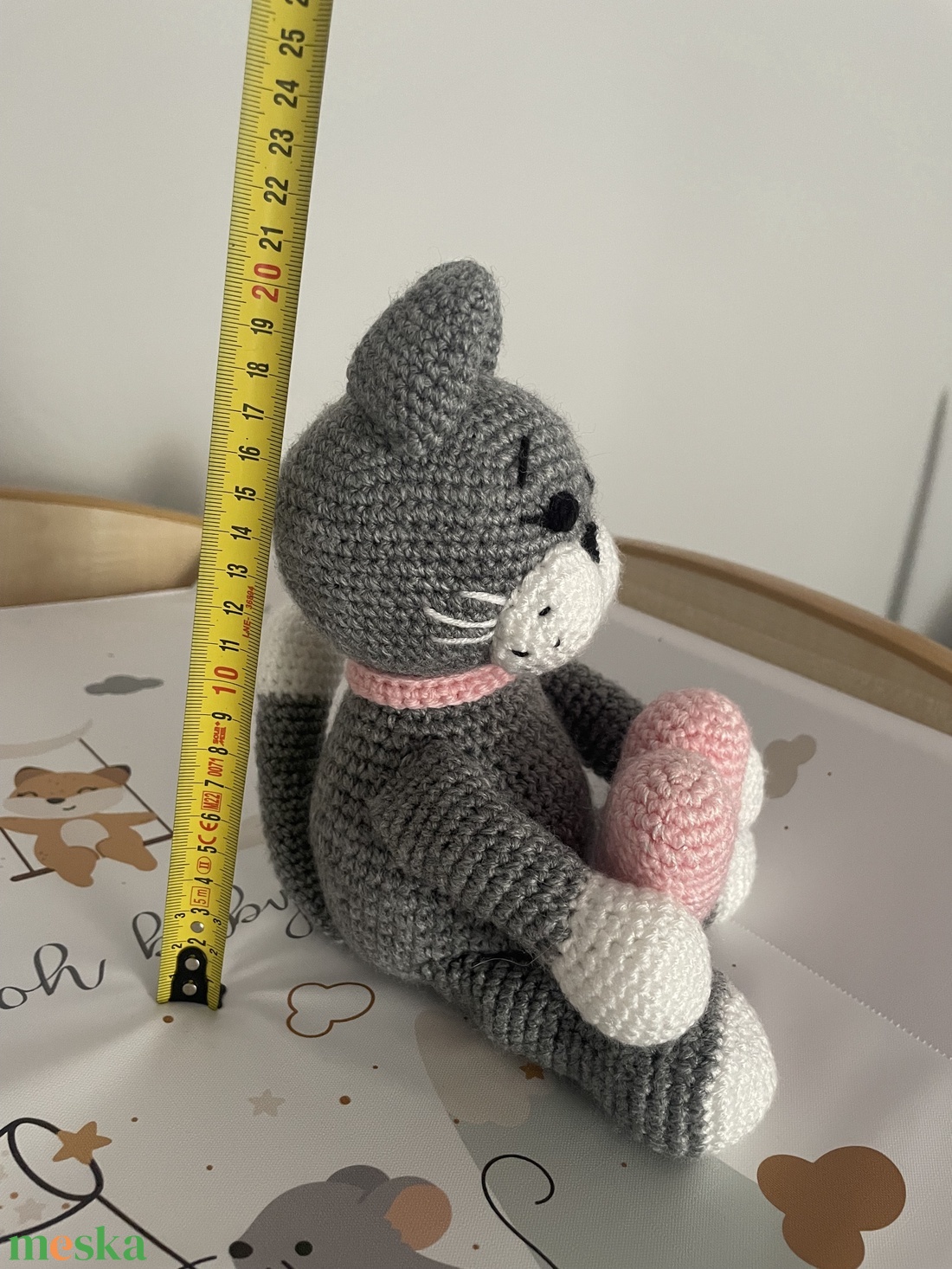 Amigurumi cica - játék & sport - plüssállat & játékfigura - cica - Meska.hu