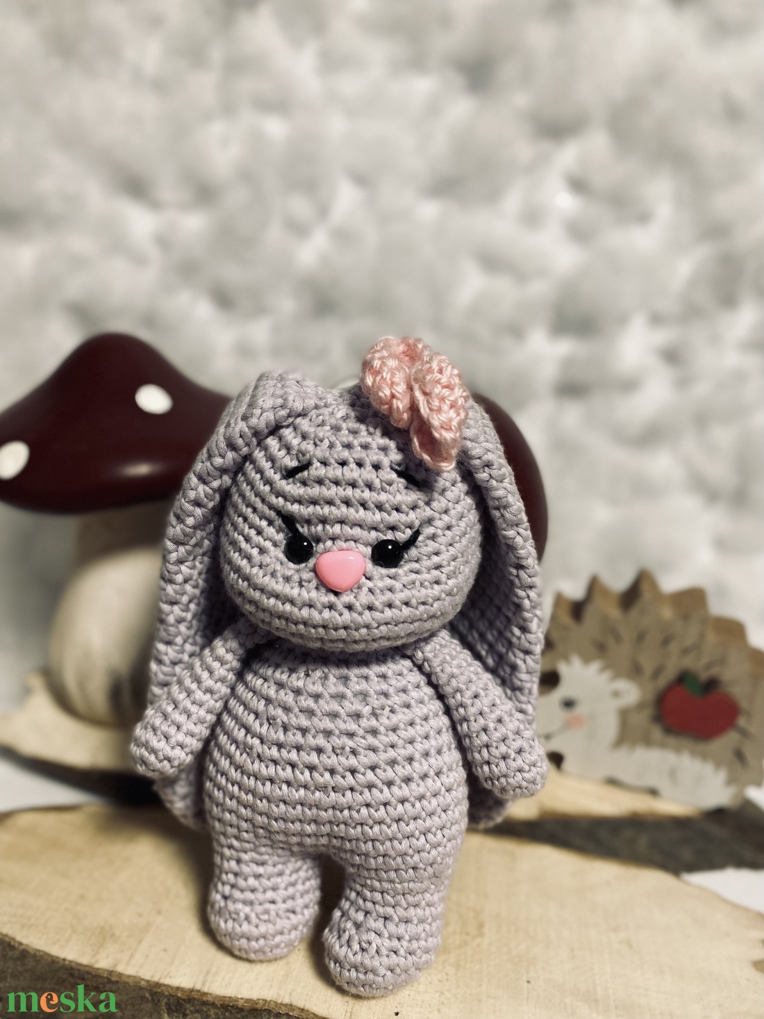 Amigurumi nyuszi masnival - játék & sport - plüssállat & játékfigura - nyuszi - Meska.hu Amigurumi nyuszi masnival - játék & sport - plüssállat & játékfigura - nyuszi - Meska.hu