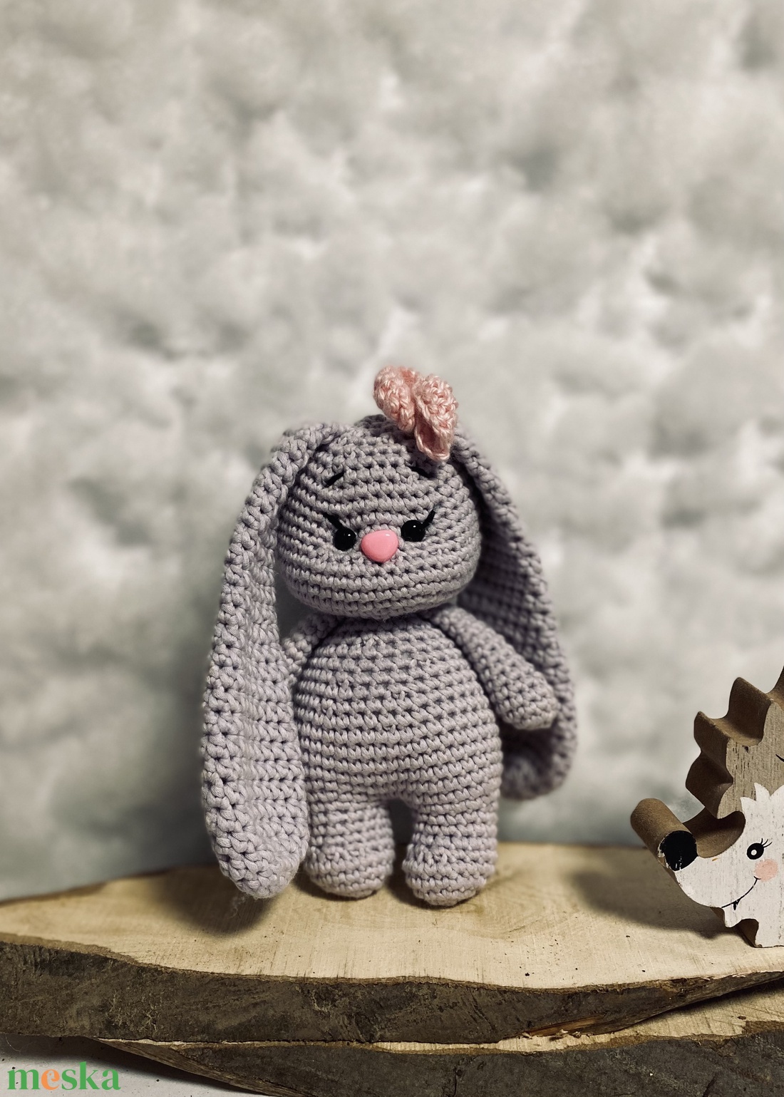Amigurumi nyuszi masnival - játék & sport - plüssállat & játékfigura - nyuszi - Meska.hu Amigurumi nyuszi masnival - játék & sport - plüssállat & játékfigura - nyuszi - Meska.hu
