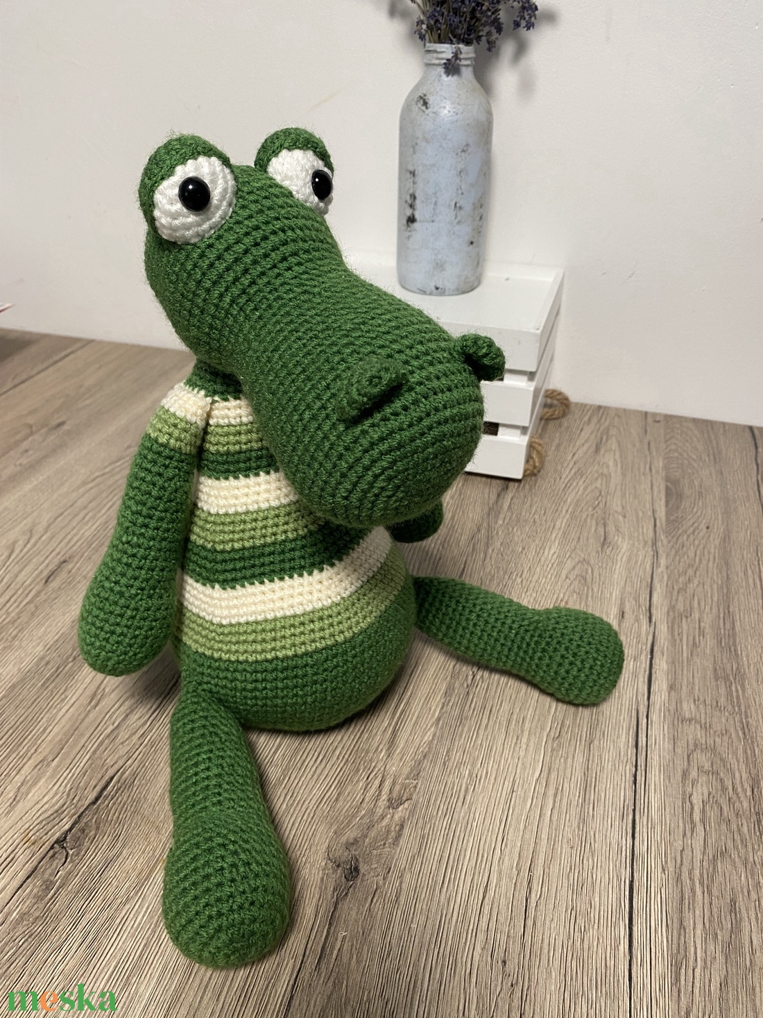 Amigurumi krokodil - játék & sport - plüssállat & játékfigura - más figura - Meska.hu Amigurumi krokodil - játék & sport - plüssállat & játékfigura - más figura - Meska.hu