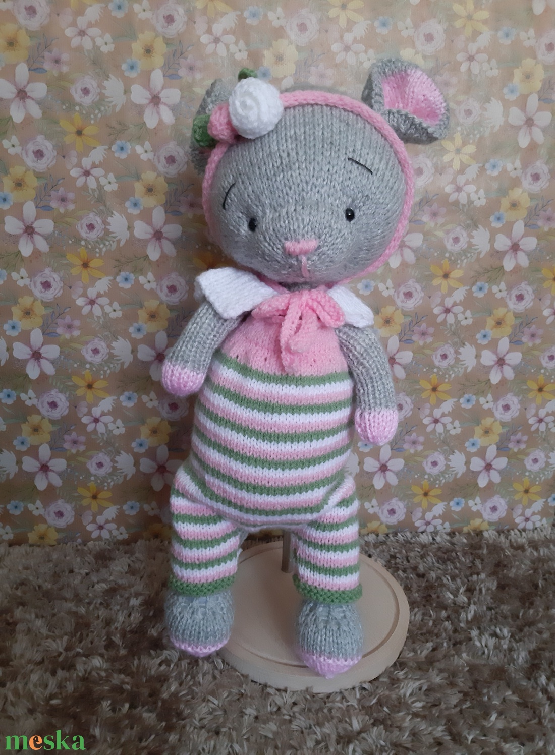 Kötött egérke - játék & sport - plüssállat & játékfigura - egér - Meska.hu