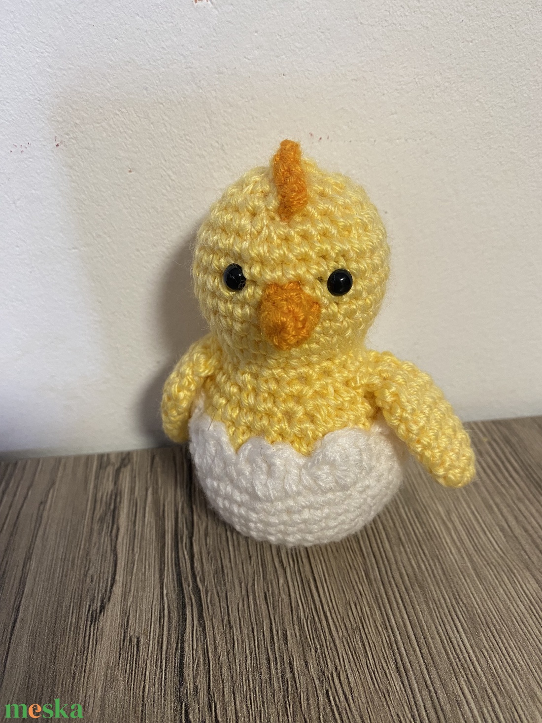 Horgolt csibe - játék & sport - plüssállat & játékfigura - madár - Meska.hu