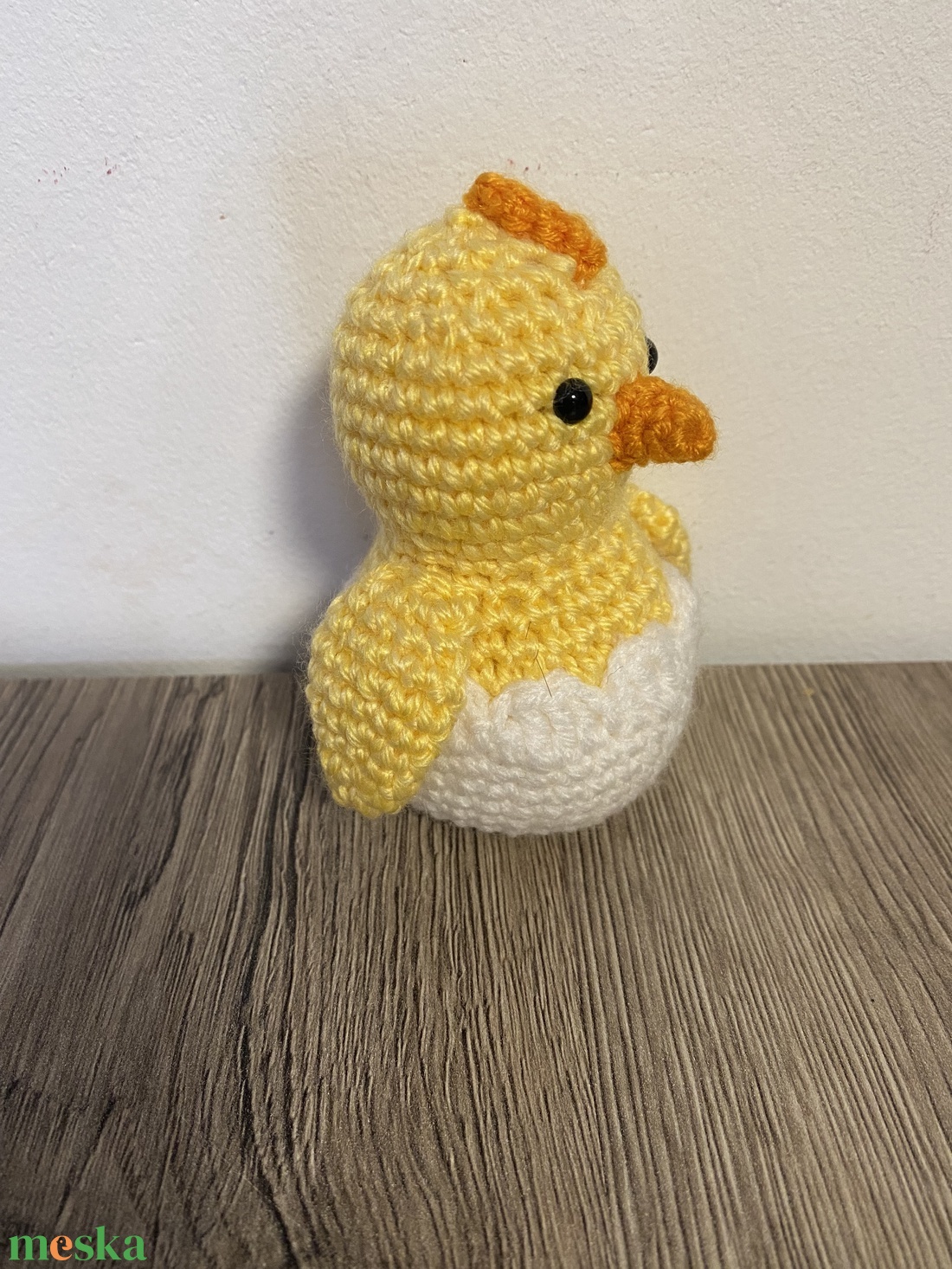 Horgolt csibe - játék & sport - plüssállat & játékfigura - madár - Meska.hu