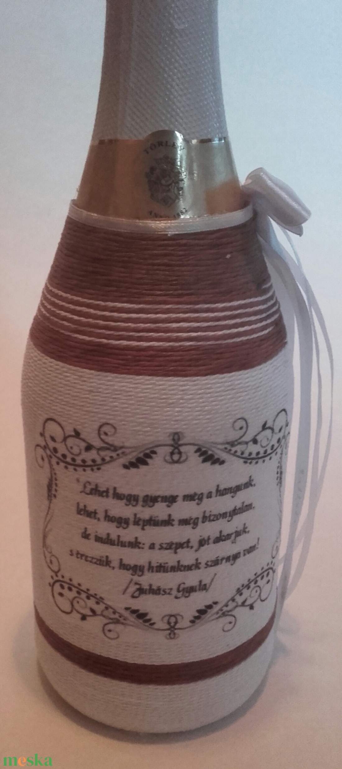 Ballagási díszüveg � egyedi felirattal, emlék ajándék tanároknak - otthon & életmód - dekoráció - asztal és polc dekoráció - díszüveg - Meska.hu