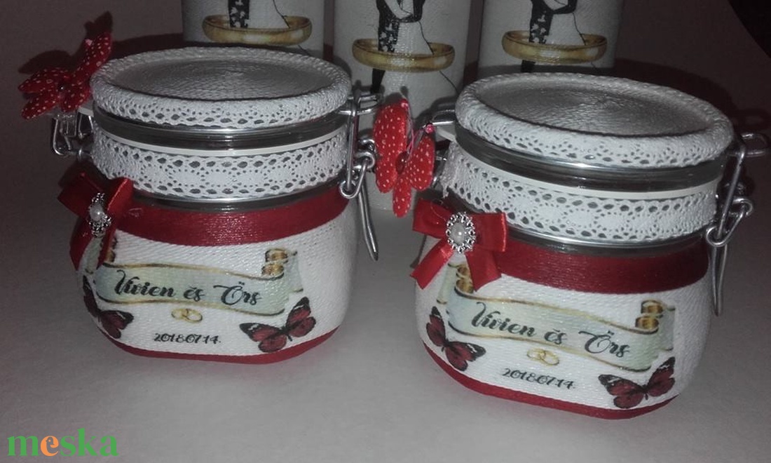 Szülőköszöntő csatosüveg édesanyáknak ujjlenyomatos - esküvő - emlék & ajándék - szülőköszöntő ajándék - Meska.hu