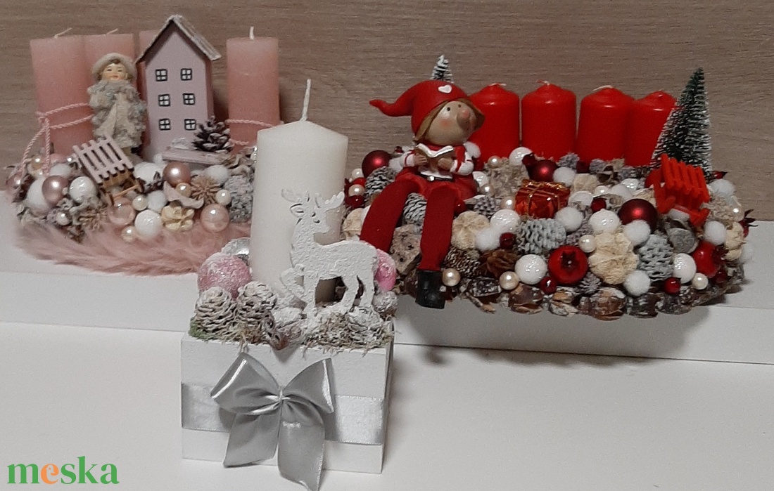 Adventi koszorú manóval - karácsony - adventi díszek - adventi koszorú - Meska.hu Adventi koszorú manóval - karácsony - adventi díszek - adventi koszorú - Meska.hu