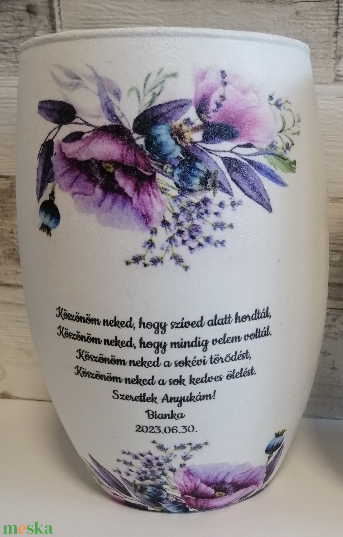 Szülőköszöntő ajándék díszvázák  - esküvő - emlék & ajándék - szülőköszöntő ajándék - Meska.hu