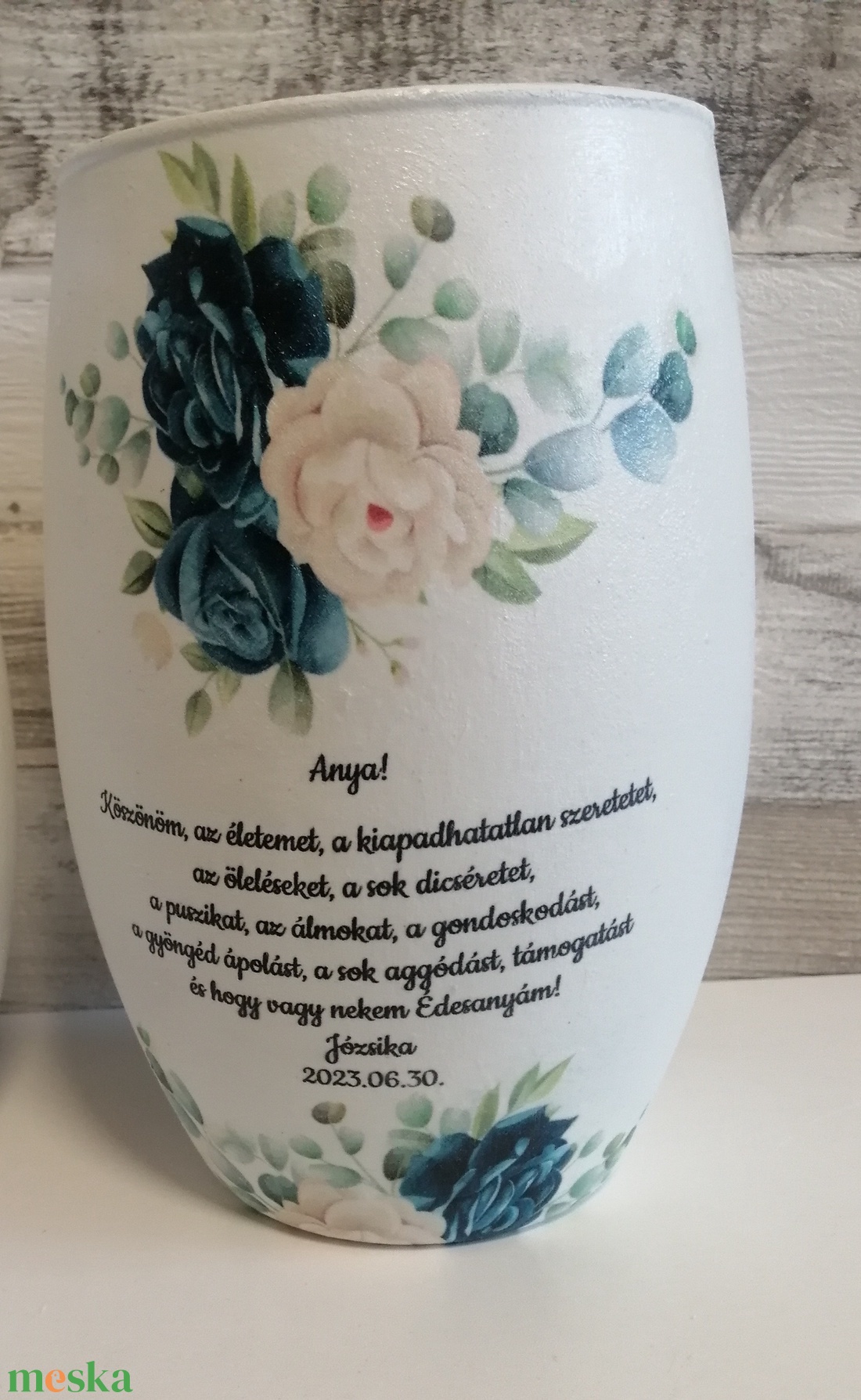 Szülőköszöntő ajándék díszvázák  - esküvő - emlék & ajándék - szülőköszöntő ajándék - Meska.hu
