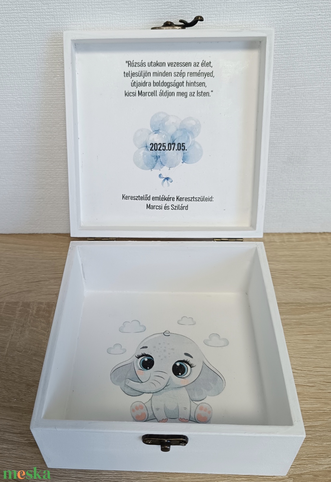 Személyre szabott keresztelői ajándékdoboz Marcell számára készült egyedi megrendelésre - otthon & életmód - babaszoba, gyerekszoba - baba ágynemű - Meska.hu Személyre szabott keresztelői ajándékdoboz Marcell számára készült egyedi megrendelésre - otthon & életmód - babaszoba, gyerekszoba - baba ágynemű - Meska.hu