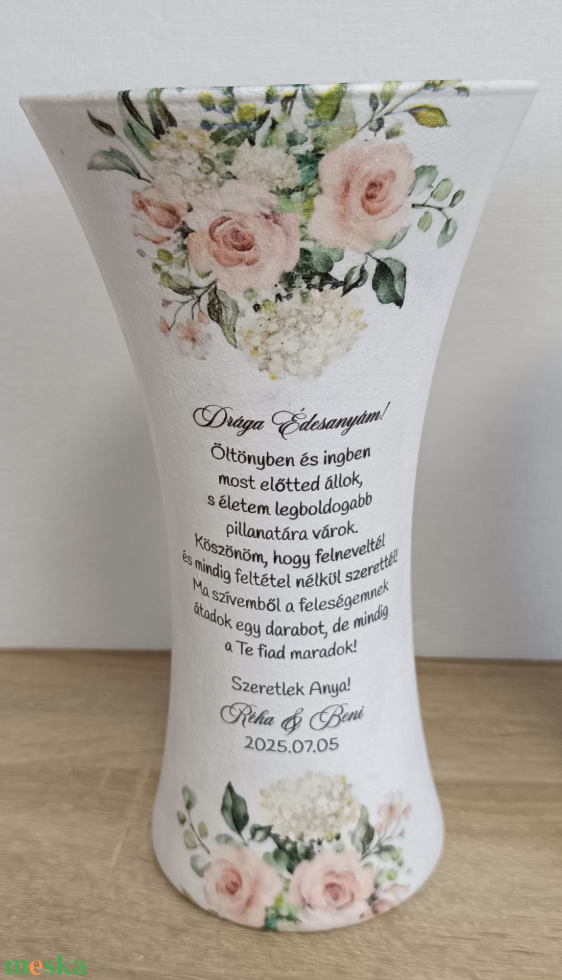 Szülőköszöntő ajándék egyedi, kézzel készült díszváza - esküvő - emlék & ajándék - szülőköszöntő ajándék - Meska.hu Szülőköszöntő ajándék egyedi, kézzel készült díszváza - esküvő - emlék & ajándék - szülőköszöntő ajándék - Meska.hu