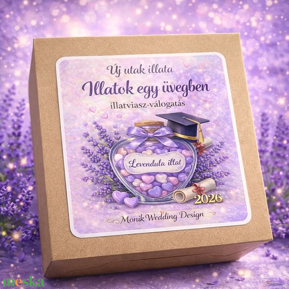 Illatok egy üvegben � illatviasz ajándékdoboz - esküvő - emlék & ajándék - szülőköszöntő ajándék - Meska.hu