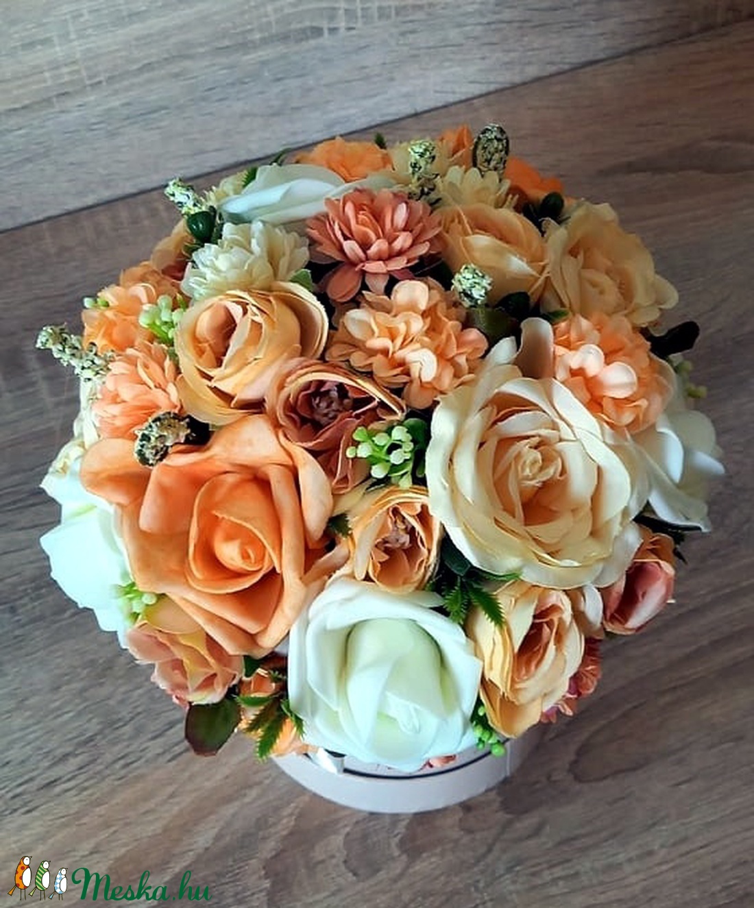 Elegáns box virágcsokorral - otthon & életmód - dekoráció - Meska.hu Elegáns box virágcsokorral - otthon & életmód - dekoráció - Meska.hu