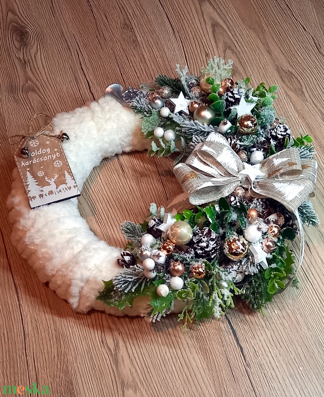 Karácsonyi ajtódísz - karácsony - adventi díszek - adventi ajtódísz - Meska.hu