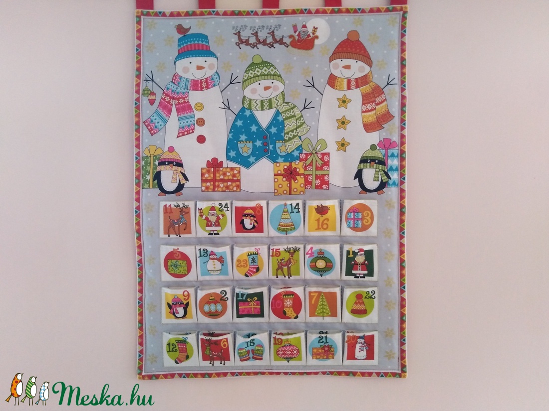 Hóemberek Karácsonyi adventi naptár,kalendárium - karácsony - Meska.hu Hóemberek Karácsonyi adventi naptár,kalendárium - karácsony - Meska.hu