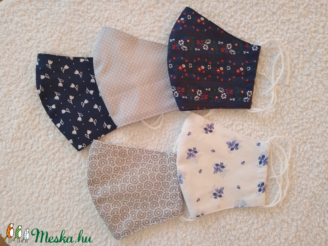 5 db Textil maszk, arcmaszk, szájmaszk - női - női - Meska.hu 5 db Textil maszk, arcmaszk, szájmaszk - női - női - Meska.hu