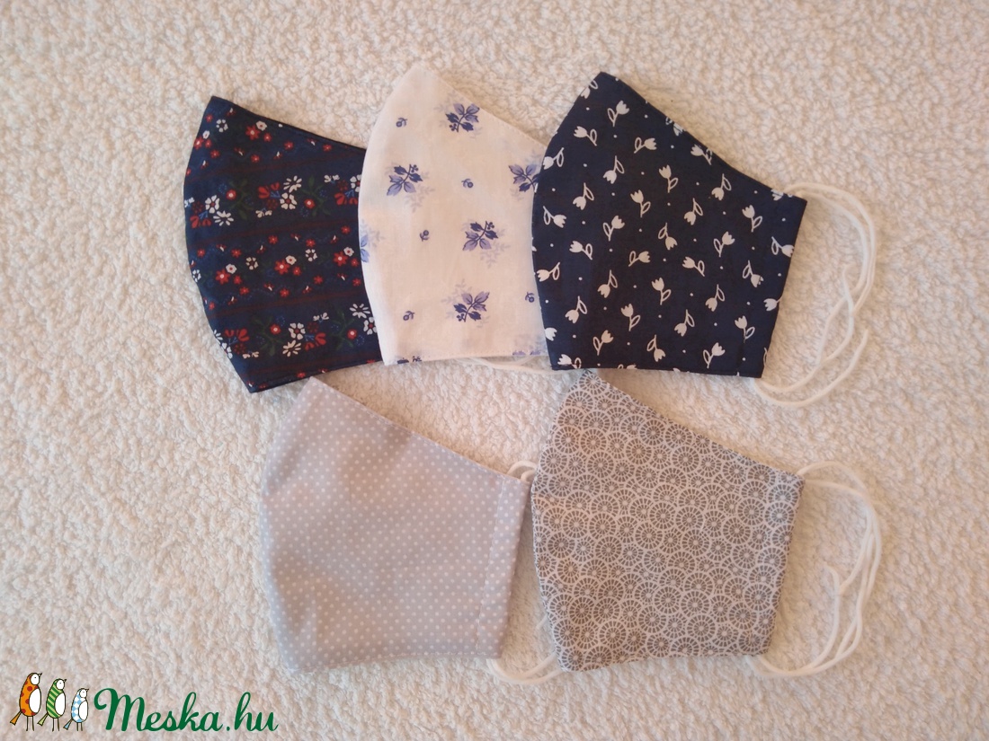 5 db Textil maszk, arcmaszk, szájmaszk - női - női - Meska.hu 5 db Textil maszk, arcmaszk, szájmaszk - női - női - Meska.hu