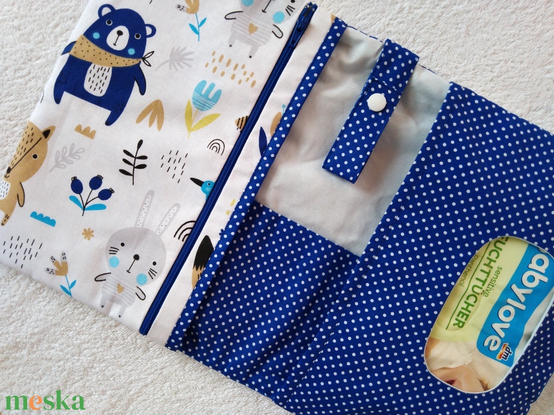 Pelenkázótáska, pelenkatáska és egészségügyi kiskönyv borító szett - baba - mama - pelenkázó, babafürdető kellékek - pelenkatáska - Meska.hu