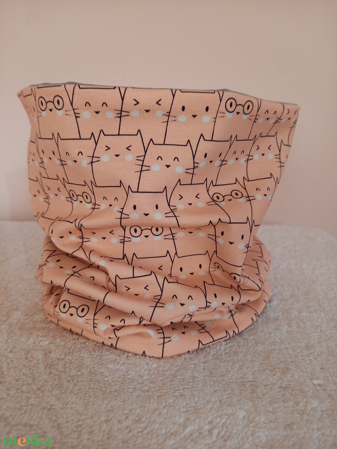 Baba-gyerek csősál, körsál  - ruha & divat - sál, sapka, kendő - kalap - Meska.hu