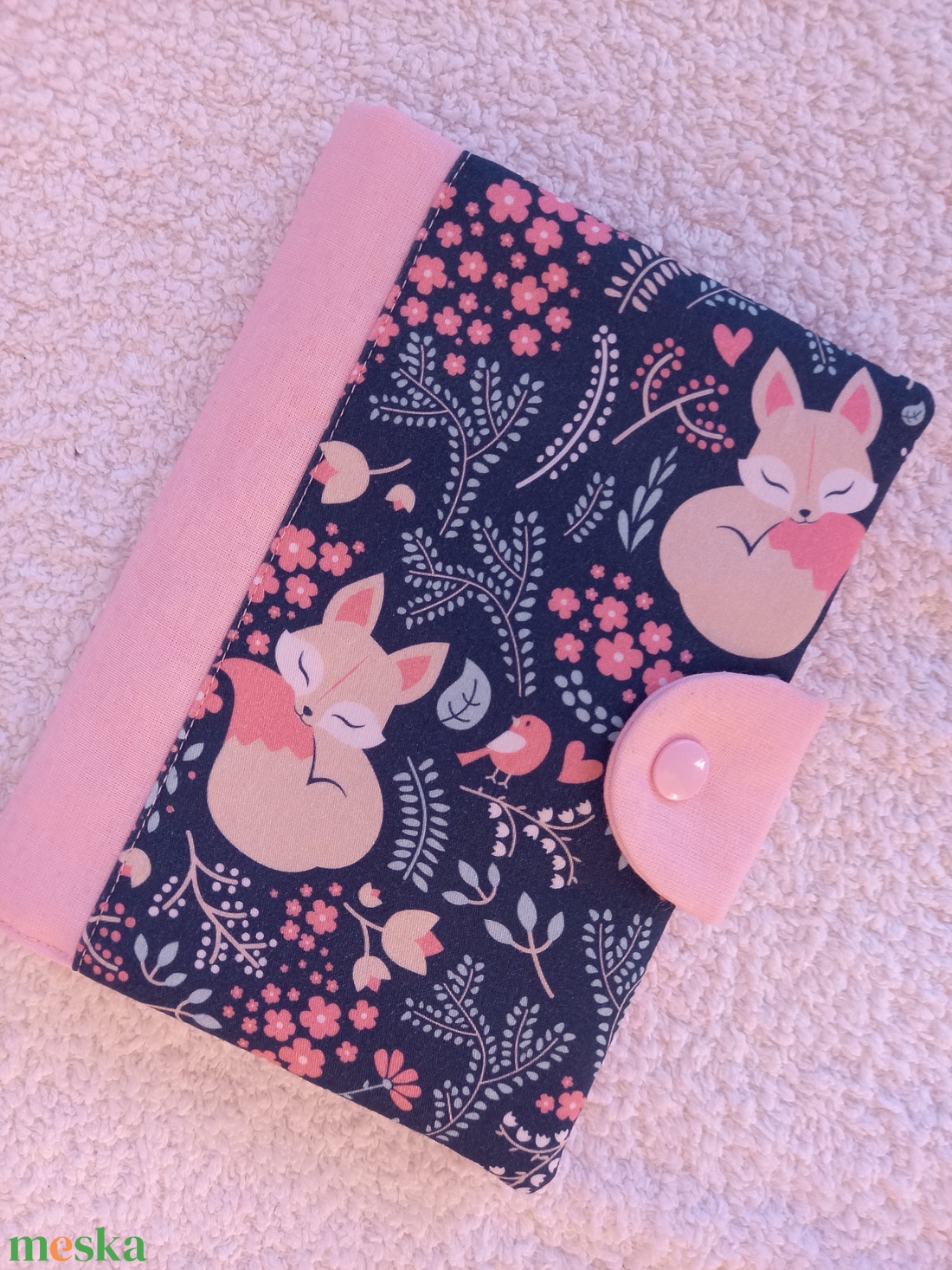 Új Design - Édes álom Egészségügyi kiskönyv borító textilből - baba - mama - babaemlékek - egészségügyi kiskönyv borító - Meska.hu