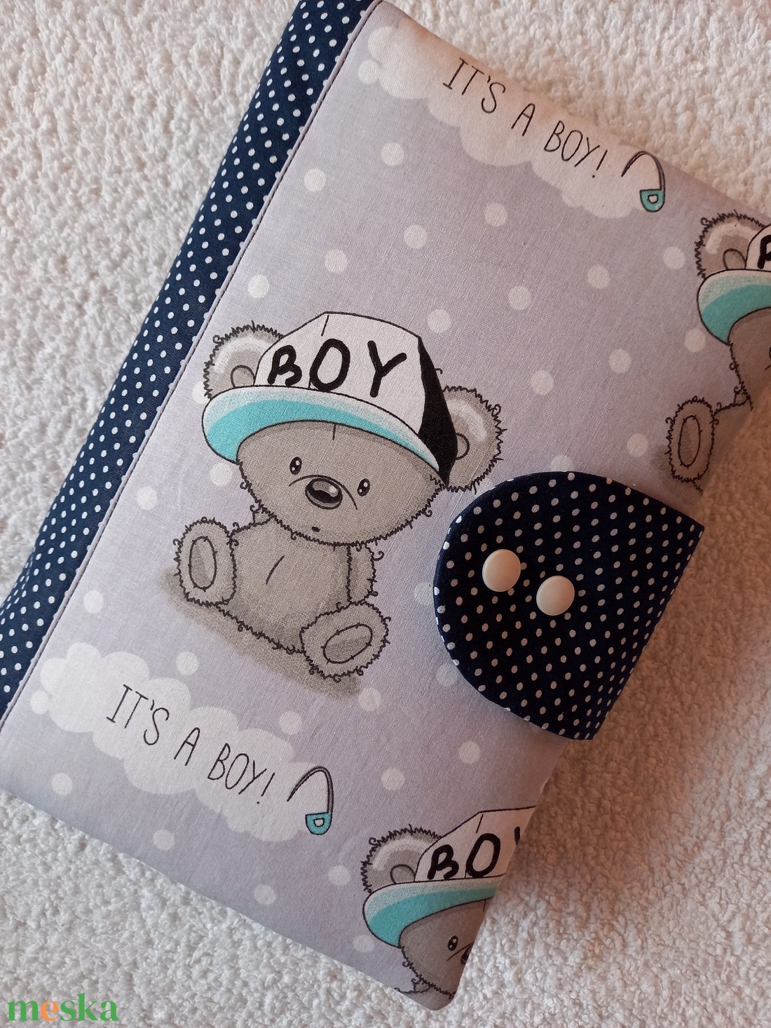 Fiú macis  pelenkatáska,pelenkázótáska,pelenkatartó táska - táska & tok - pelenkatáska - pelenkatartó tok - Meska.hu