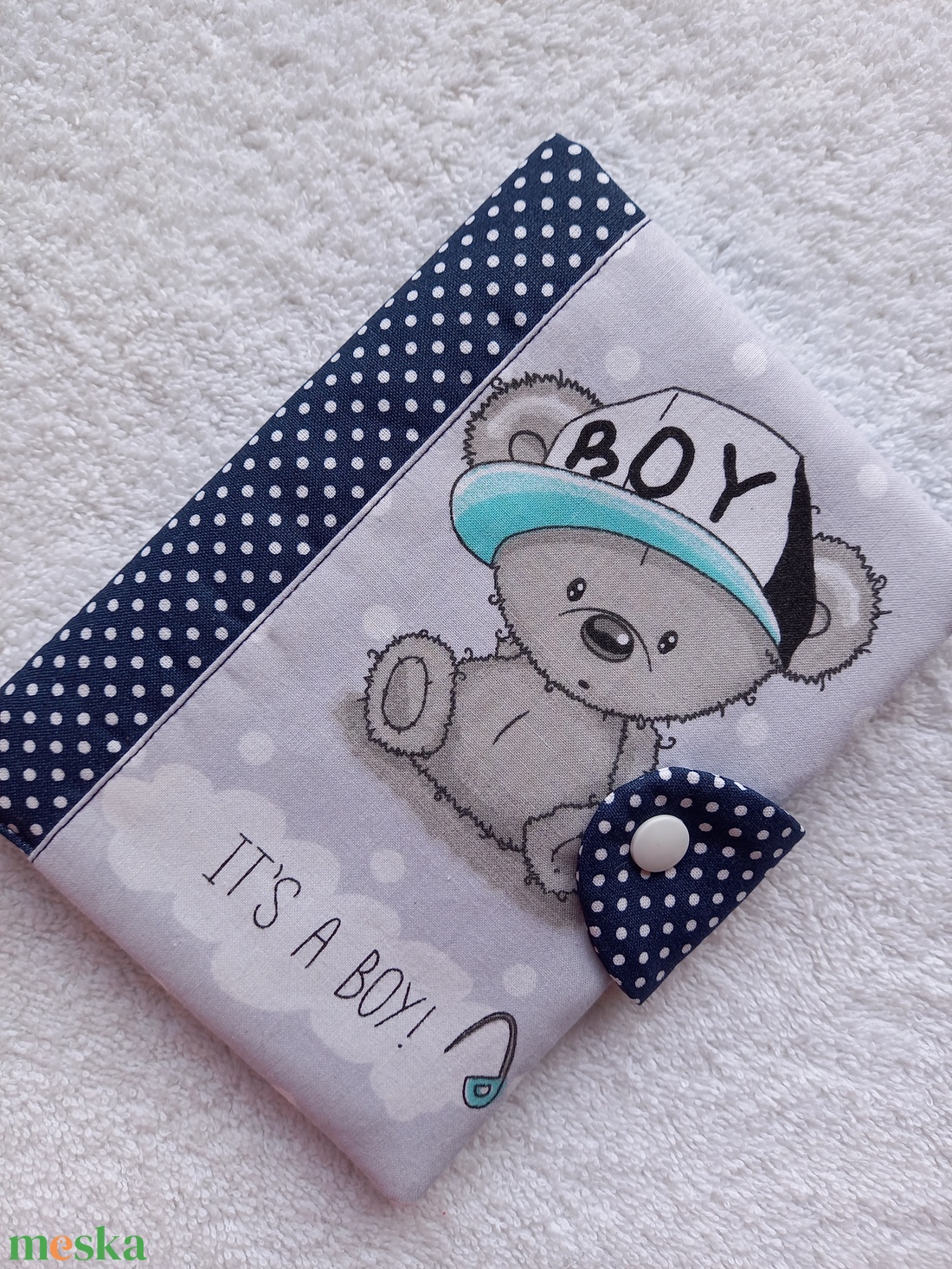  Egészségügyi könyv borító textilből - otthon & életmód - papír, írószer - egészségügyi kiskönyv borító - Meska.hu