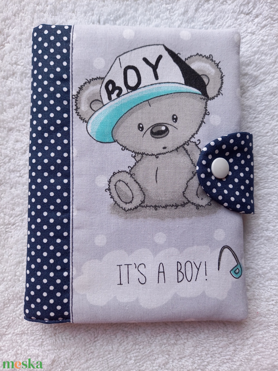  Egészségügyi könyv borító textilből - otthon & életmód - papír, írószer - egészségügyi kiskönyv borító - Meska.hu