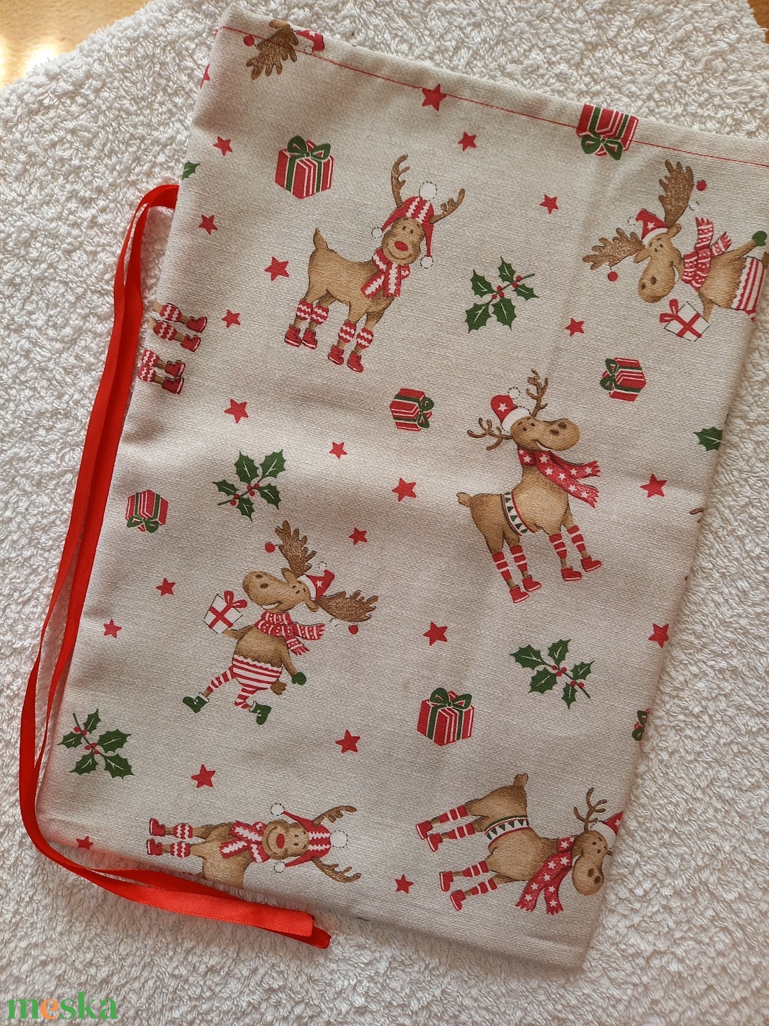 Vidám Karácsonyi Szarvasok Mikulászsák, ajándékzsák - karácsony - mikulás - mikulás zsák - Meska.hu Vidám Karácsonyi Szarvasok Mikulászsák, ajándékzsák - karácsony - mikulás - mikulás zsák - Meska.hu