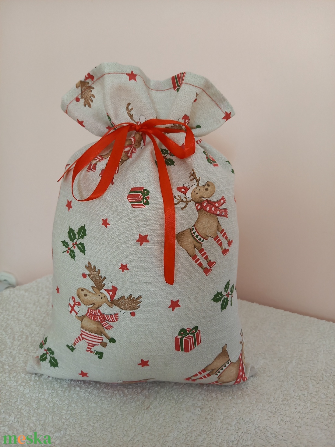 Vidám Karácsonyi Szarvasok Mikulászsák, ajándékzsák - karácsony - mikulás - mikulás zsák - Meska.hu Vidám Karácsonyi Szarvasok Mikulászsák, ajándékzsák - karácsony - mikulás - mikulás zsák - Meska.hu