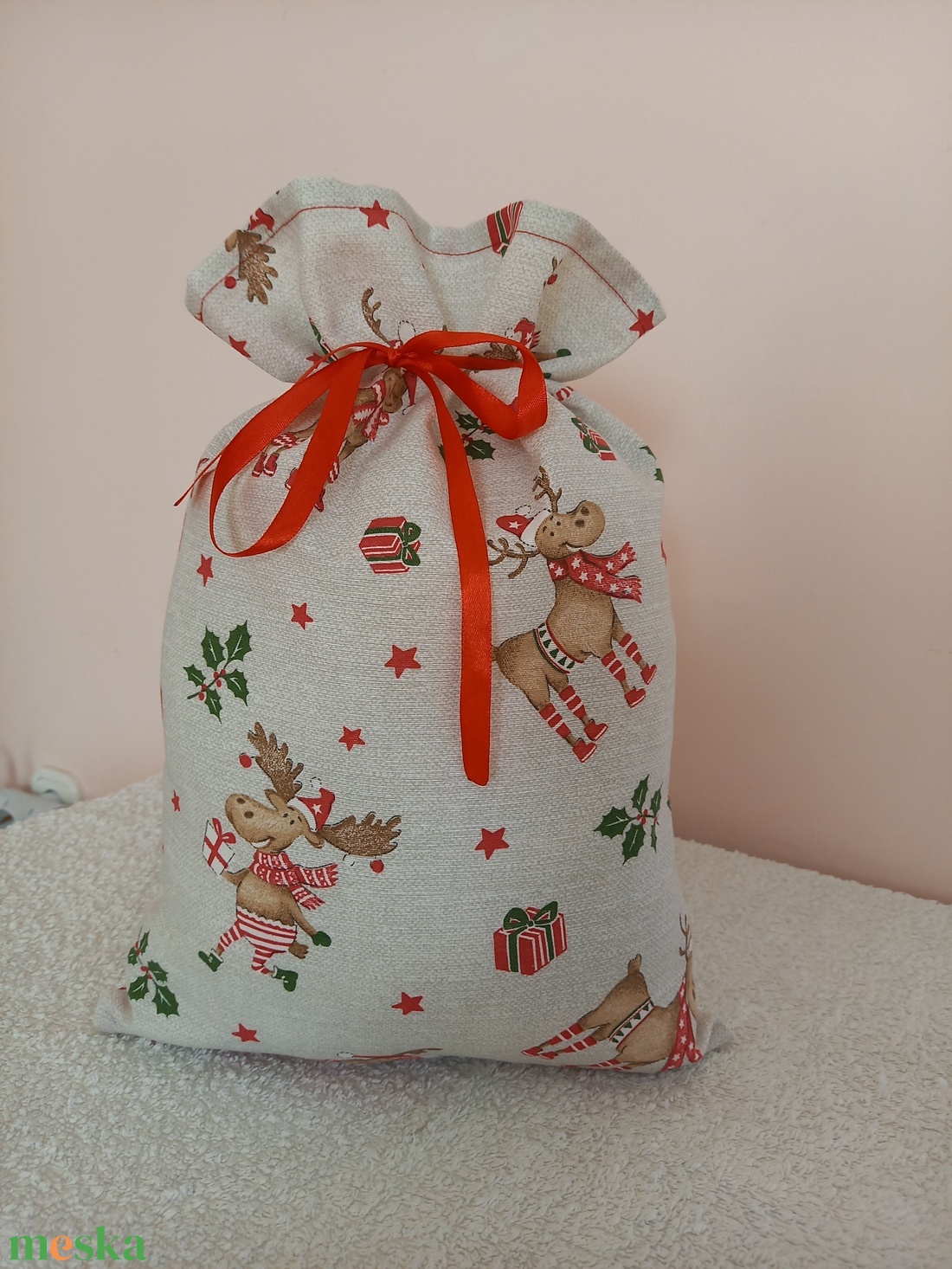 Vidám Karácsonyi Szarvasok Mikulászsák, ajándékzsák - karácsony - mikulás - mikulás zsák - Meska.hu Vidám Karácsonyi Szarvasok Mikulászsák, ajándékzsák - karácsony - mikulás - mikulás zsák - Meska.hu