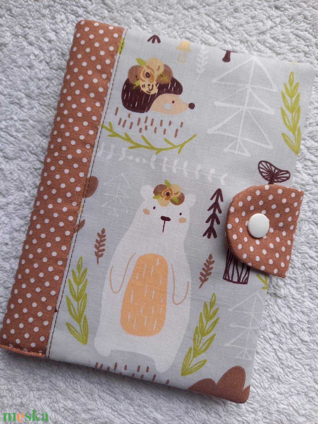 Mesél az erdő egészségügyi kiskönyv borító - baba - mama - babaemlékek - egészségügyi kiskönyv borító - Meska.hu