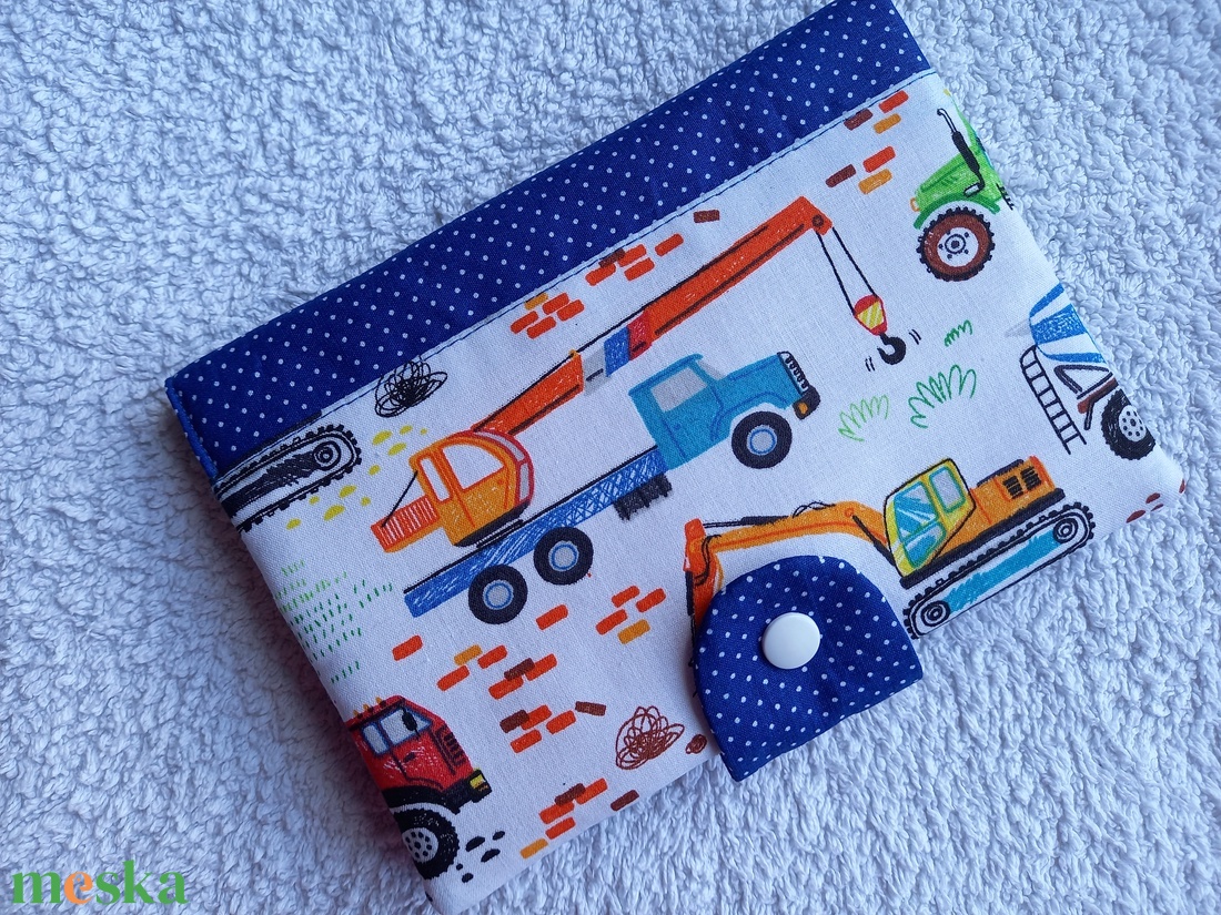  Egészségügyi könyvborító textilből - baba - mama - babaemlékek - egészségügyi kiskönyv borító - Meska.hu