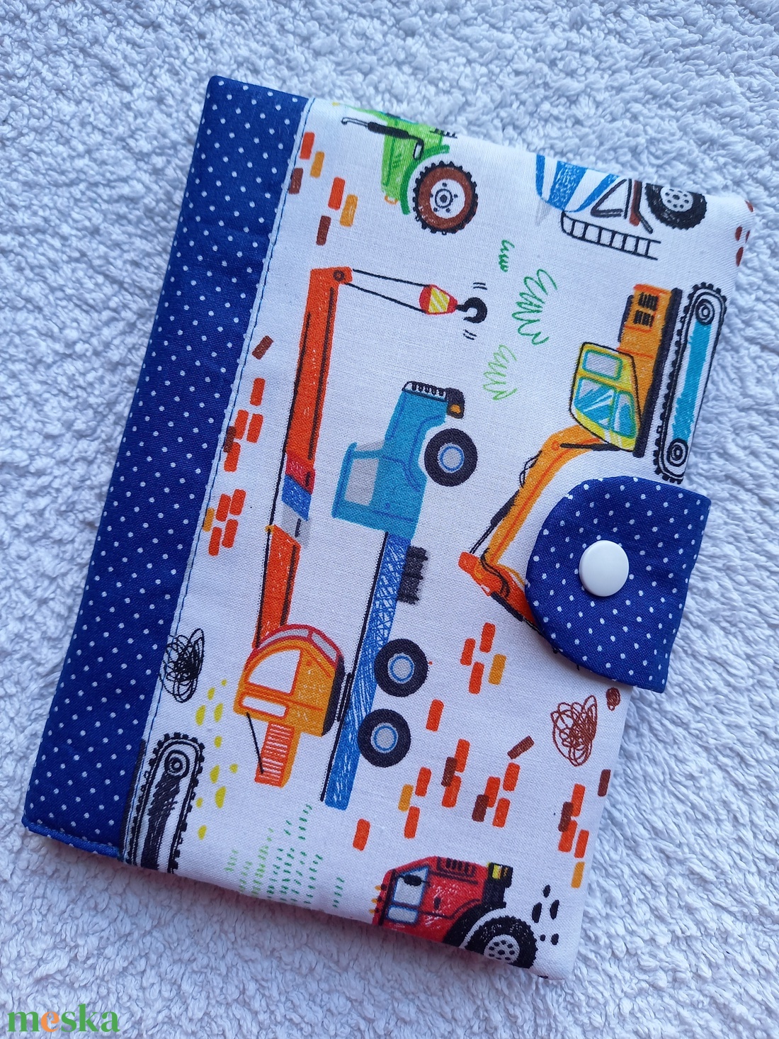  Egészségügyi könyvborító textilből - baba - mama - babaemlékek - egészségügyi kiskönyv borító - Meska.hu