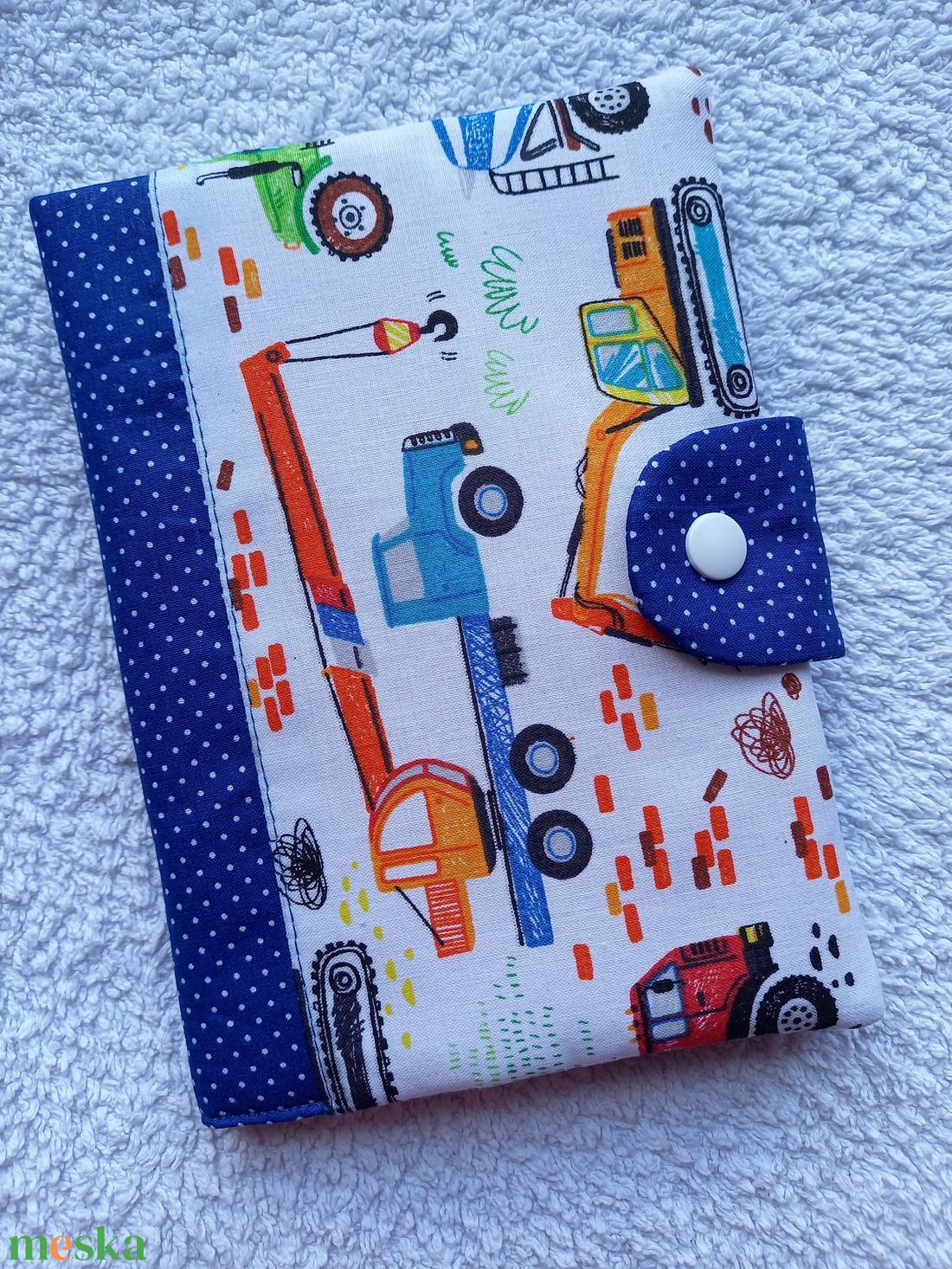  Egészségügyi könyvborító textilből - baba - mama - babaemlékek - egészségügyi kiskönyv borító - Meska.hu