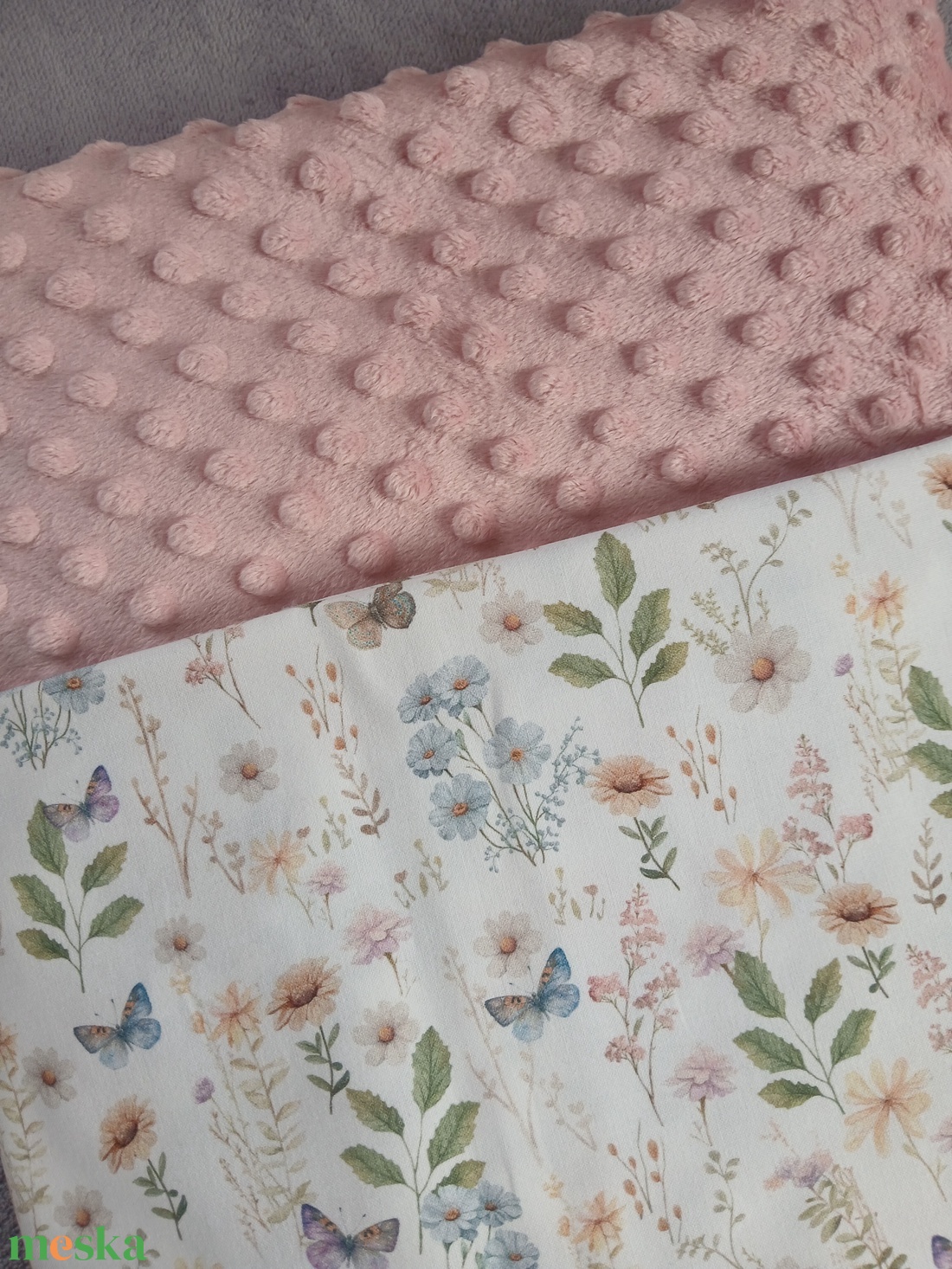 Tavaszi rét- Pihe- puha babatakaró - baba - mama - baba ágynemű - babatakaró, gyerek pléd - Meska.hu