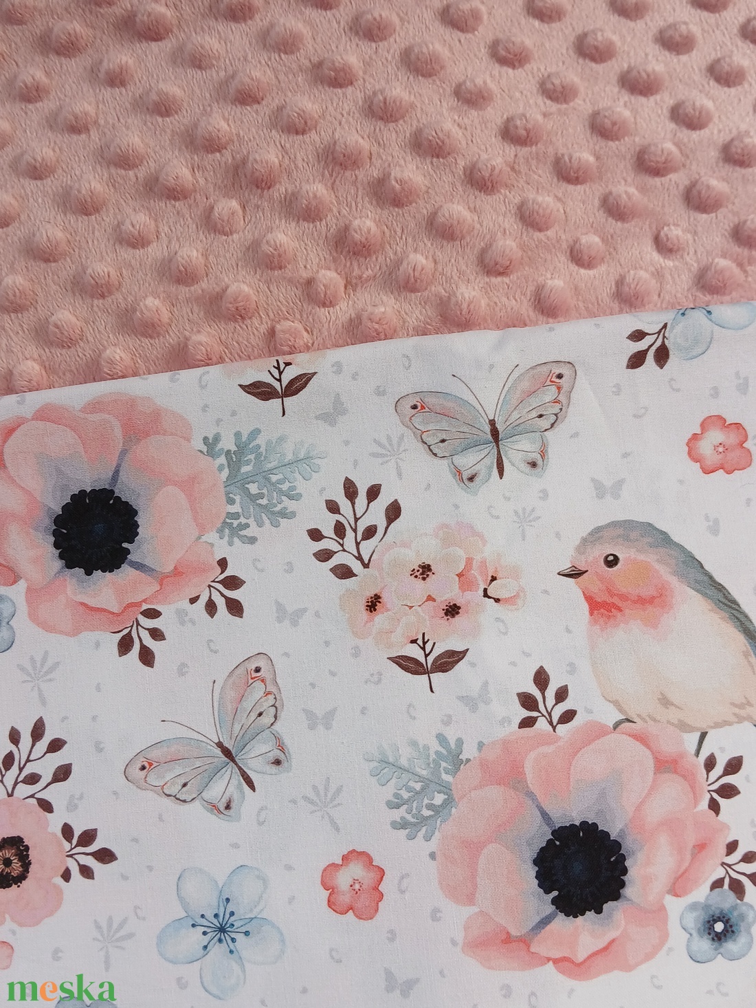 Madárkás - Pihe- puha babatakaró - baba - mama - baba ágynemű - babatakaró, gyerek pléd - Meska.hu