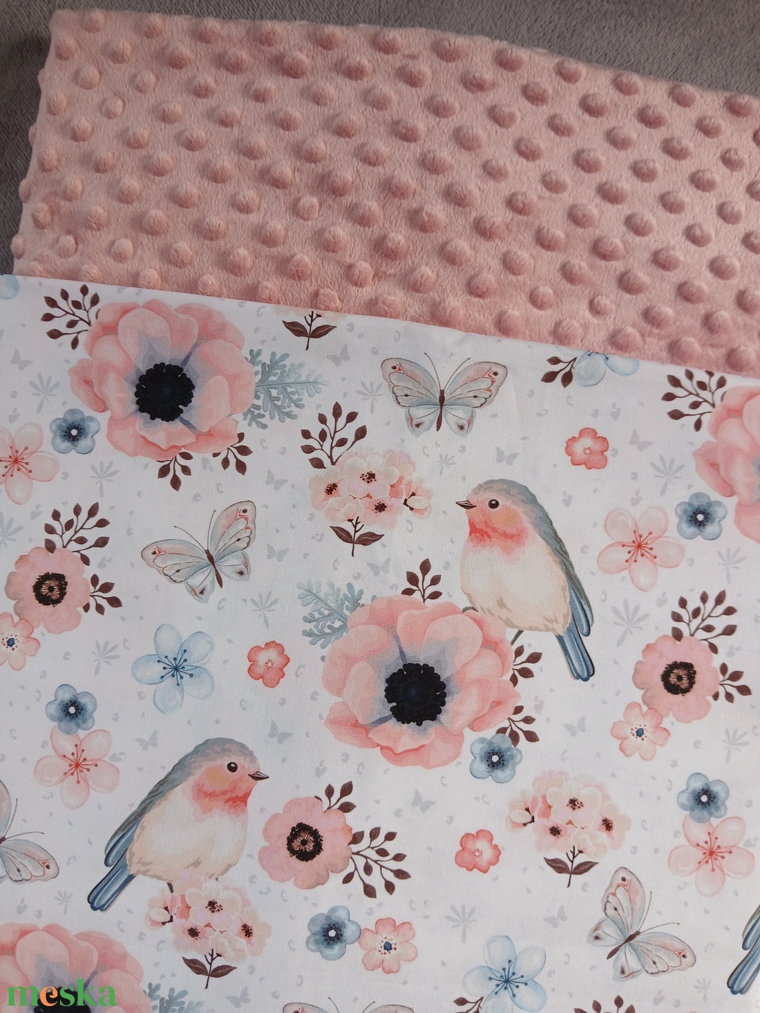 Madárkás - Pihe- puha babatakaró - baba - mama - baba ágynemű - babatakaró, gyerek pléd - Meska.hu