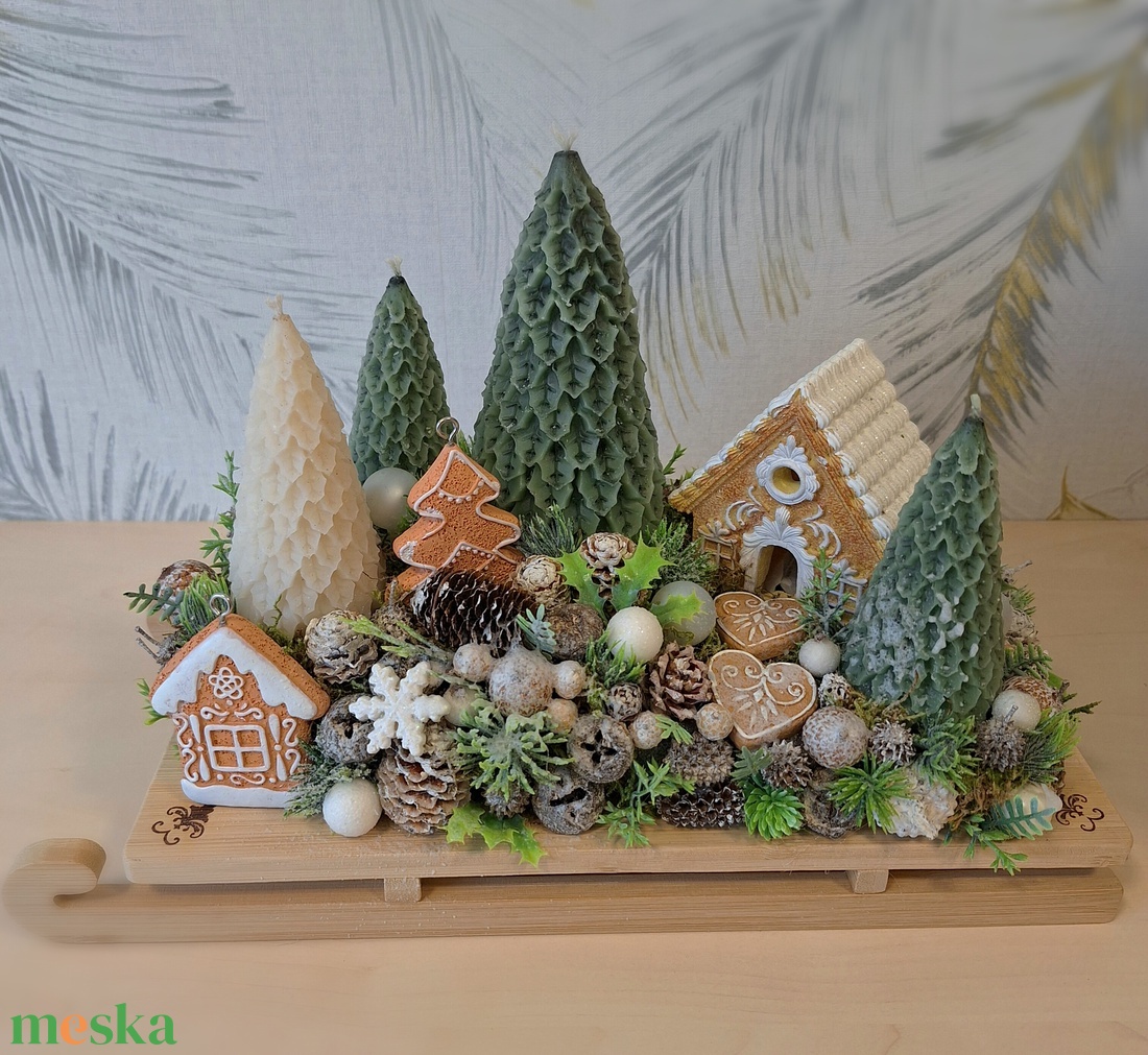 Havas advent - otthon & életmód - dekoráció - asztal és polc dekoráció - asztaldísz - Meska.hu Havas advent - otthon & életmód - dekoráció - asztal és polc dekoráció - asztaldísz - Meska.hu