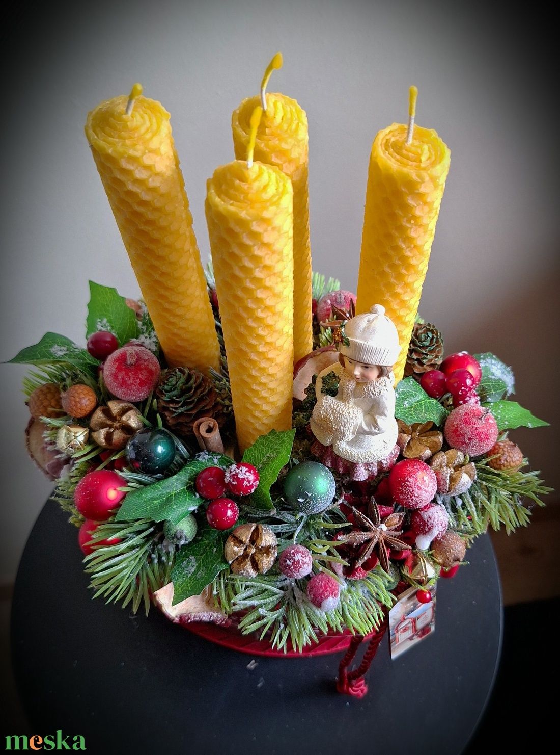 Klasszikus advent - otthon & életmód - dekoráció - asztal és polc dekoráció - asztaldísz - Meska.hu Klasszikus advent - otthon & életmód - dekoráció - asztal és polc dekoráció - asztaldísz - Meska.hu