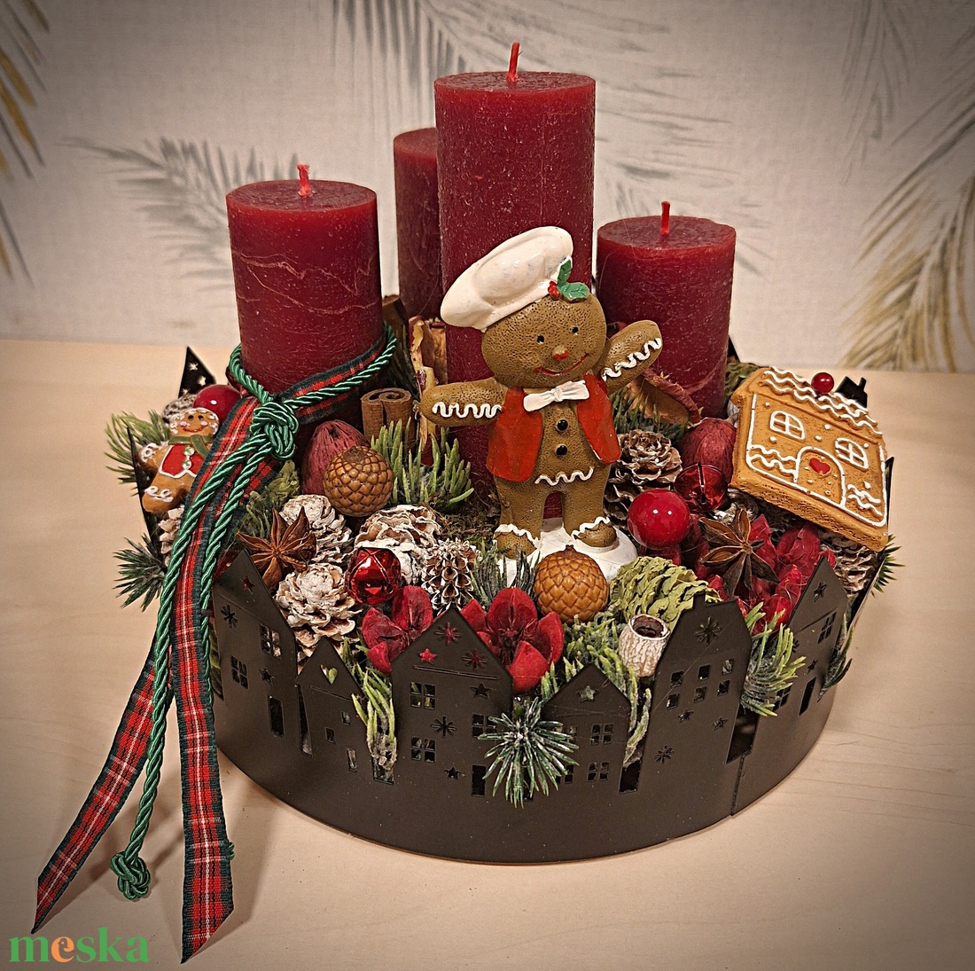 Adventi tál - otthon & életmód - dekoráció - asztal és polc dekoráció - asztaldísz - Meska.hu Adventi tál - otthon & életmód - dekoráció - asztal és polc dekoráció - asztaldísz - Meska.hu