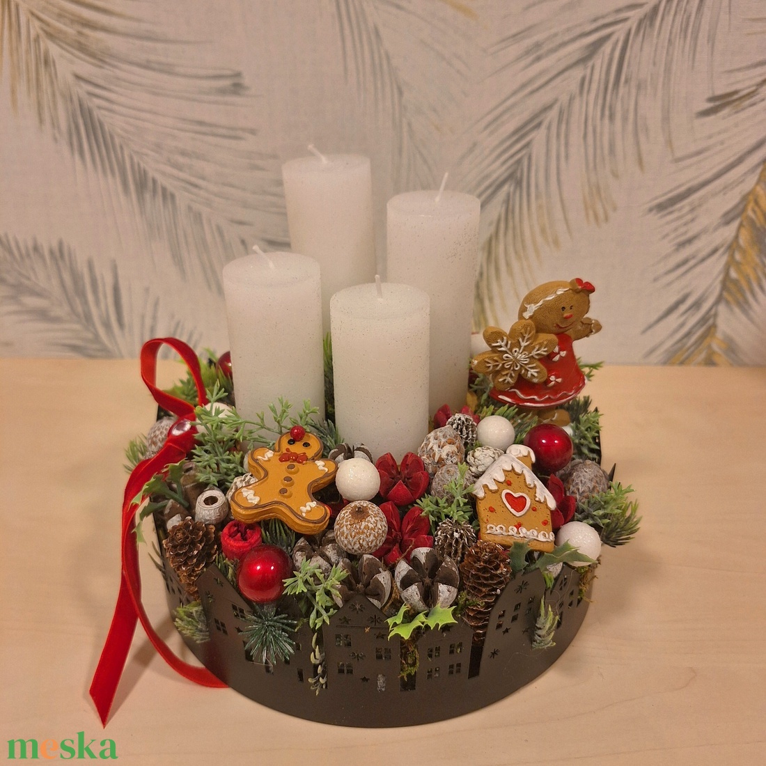 Adventi tál - otthon & életmód - dekoráció - asztal és polc dekoráció - asztaldísz - Meska.hu Adventi tál - otthon & életmód - dekoráció - asztal és polc dekoráció - asztaldísz - Meska.hu