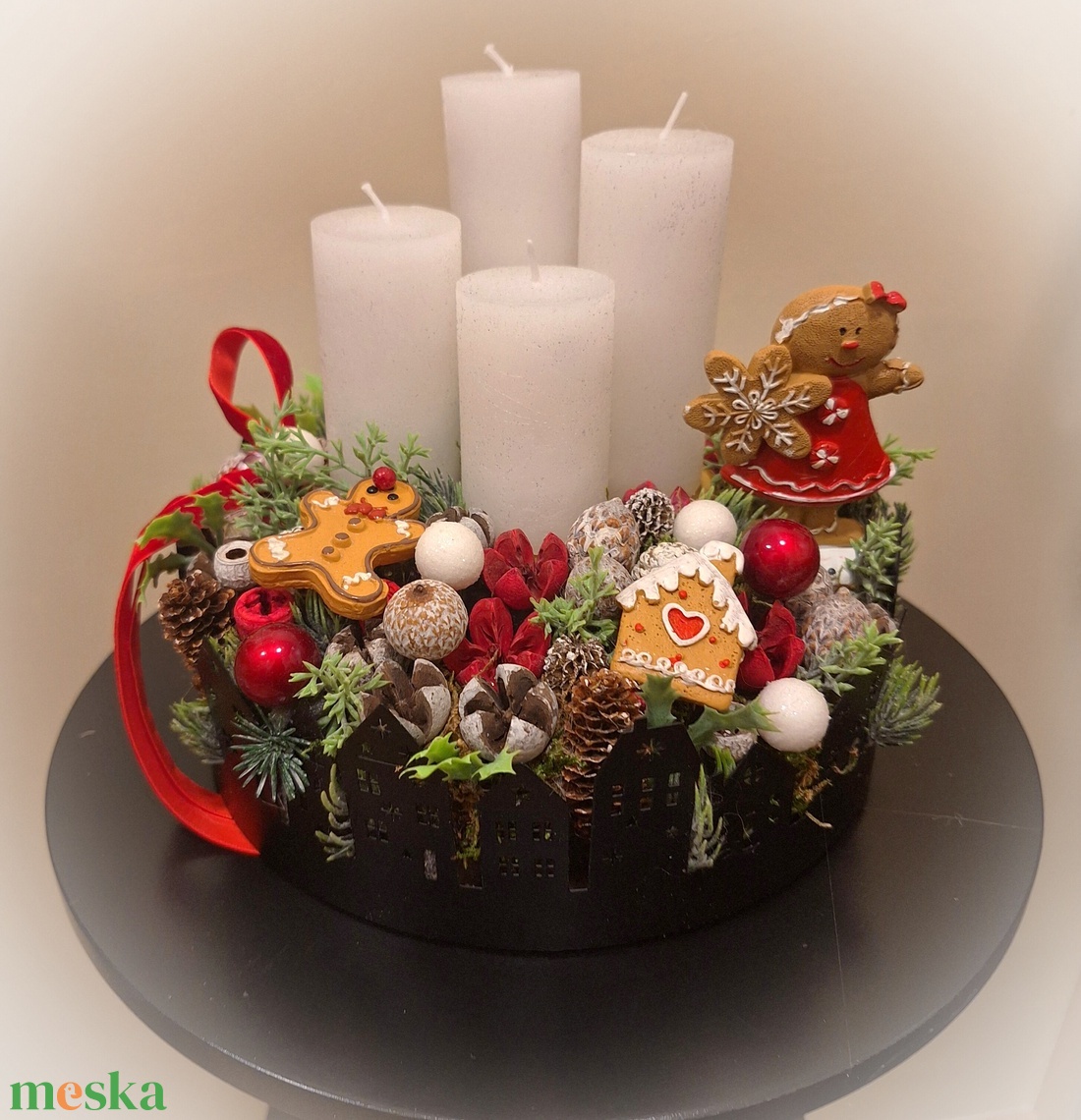 Adventi tál - otthon & életmód - dekoráció - asztal és polc dekoráció - asztaldísz - Meska.hu Adventi tál - otthon & életmód - dekoráció - asztal és polc dekoráció - asztaldísz - Meska.hu