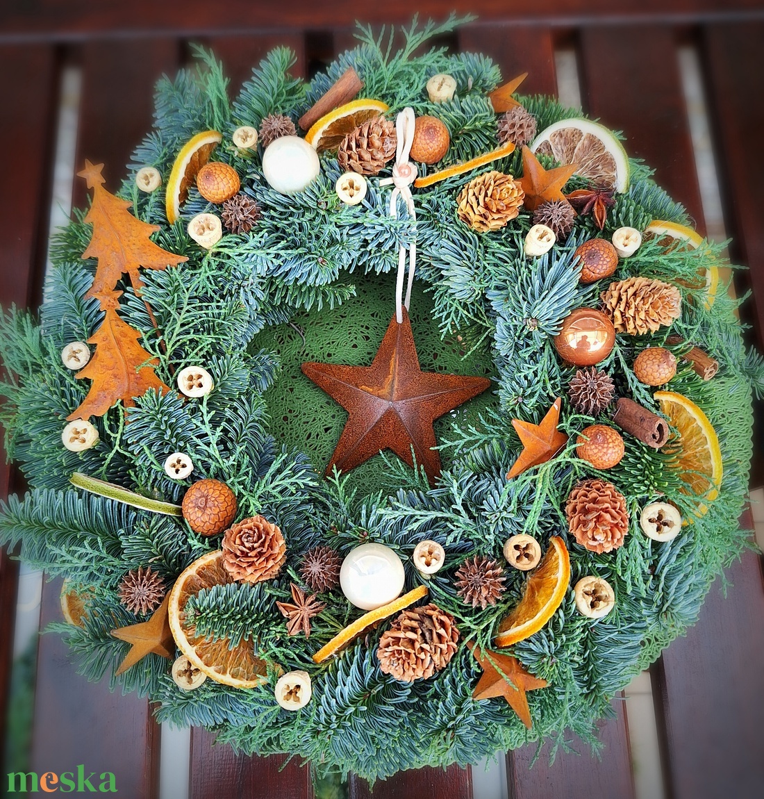 Karácsonyi ajtódísz - otthon & életmód - dekoráció - ajtó- és ablak dekoráció - ajtódísz & kopogtató - Meska.hu