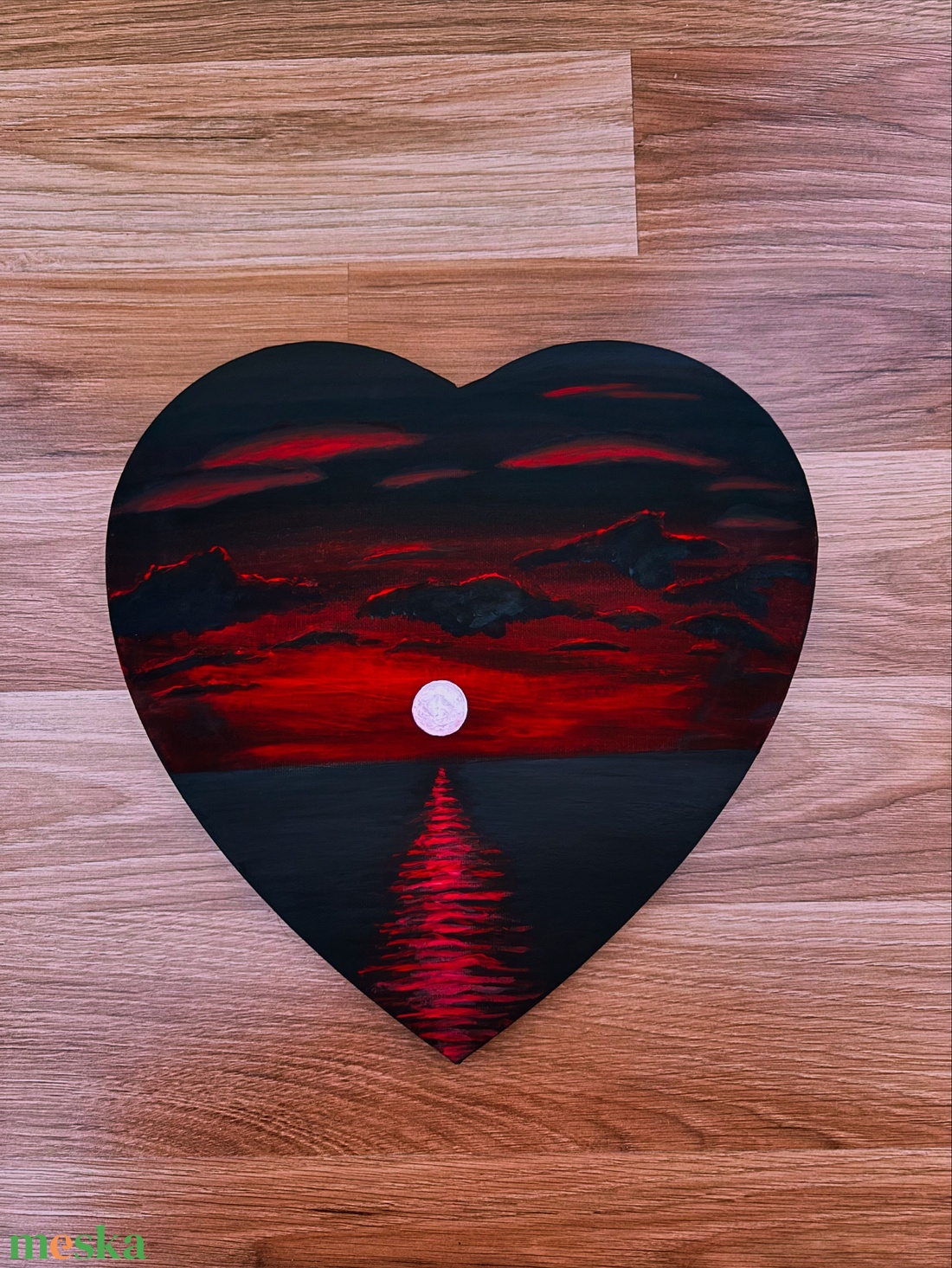 Naplemente - művészet - festmény - akril - Meska.hu